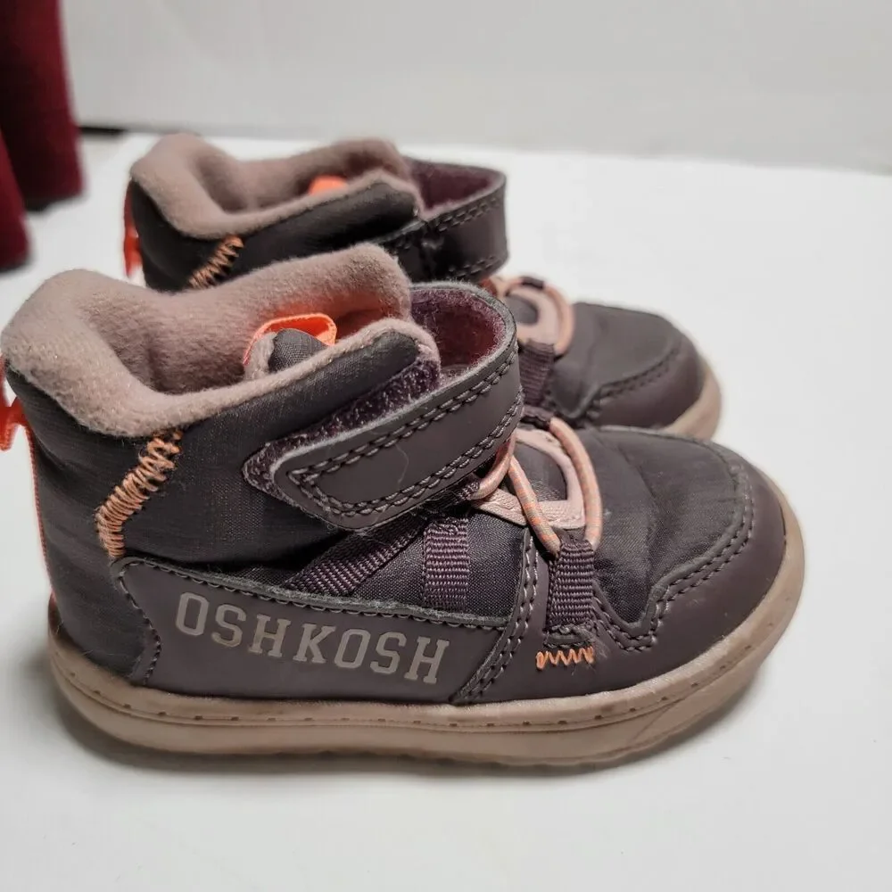 OshKosh B'gosh Toddler Boots Lace  Shoes Size 1